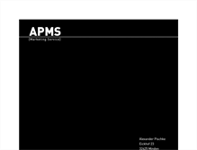 Tablet Screenshot of apms.de